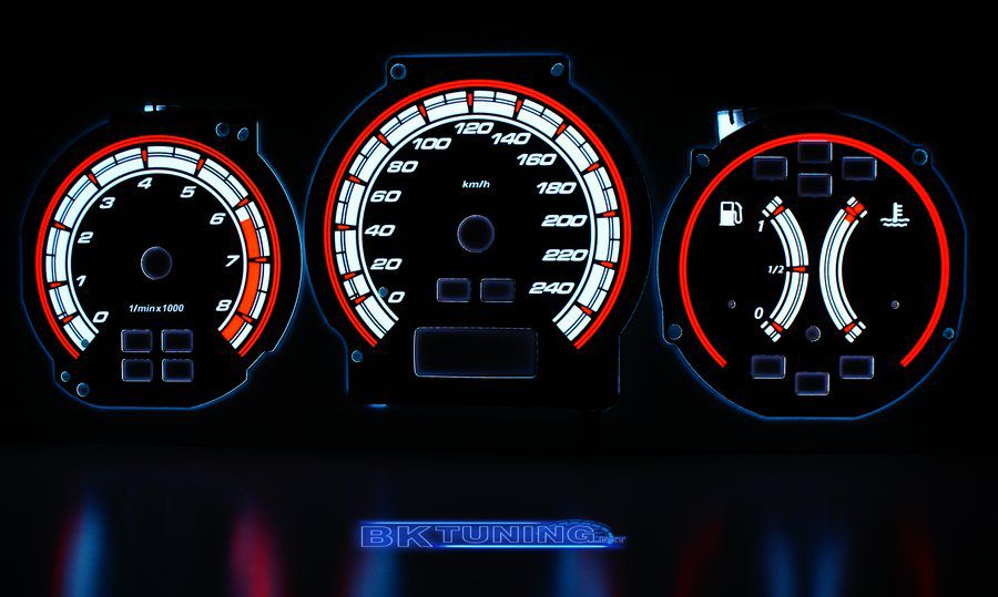 Φωτιζόμενο κοντέρ για Honda Accord (1998-2003) – design 1