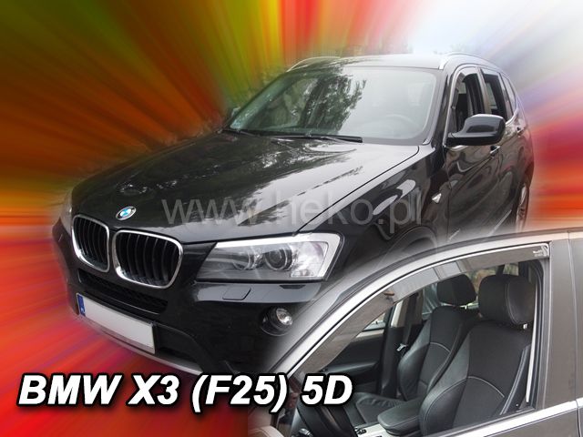 Ανεμοθραύστες για BMW X3 F25 (2010+) – 2 τμχ. εμπρός