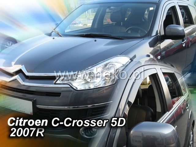 Ανεμοθραύστες για Citroen C-Crosser / Peugeot 4007 (2007+ ) 5 πορτο – 4 τμχ. εμπρός και πίσω