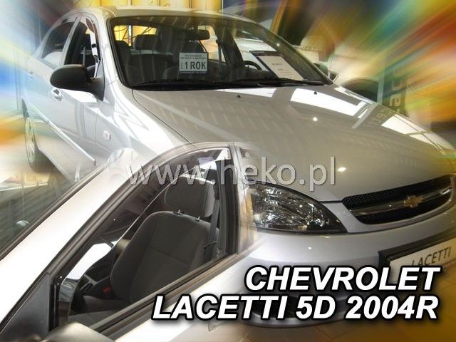 Ανεμοθραύστες για Chevrolet Aveo Classic  (2007+) sedan – 4 τμχ. εμπρός και πίσω
