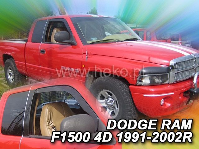 Ανεμοθραύστες για Dodge Ram Wagon 3500 (2002+) 2 πορτο