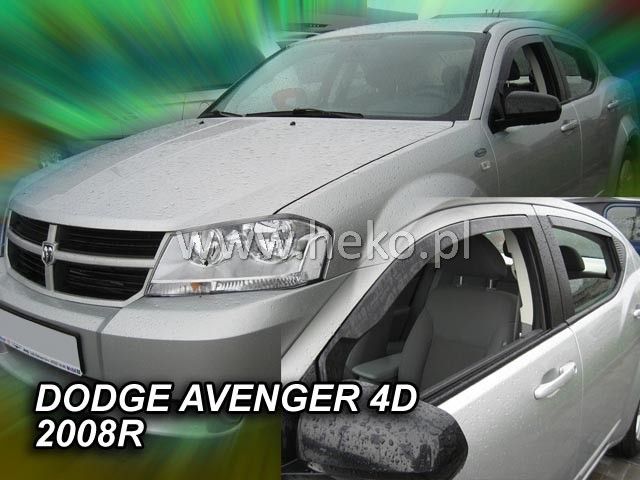 Ανεμοθραύστες για Dodge Avenger (2008+) sedan – 2 τμχ. εμπρός