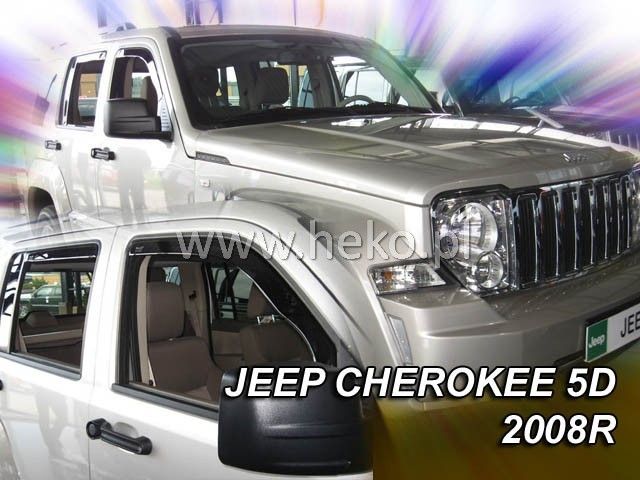 Ανεμοθραύστες για jeep Cherokee (1997-2001) 5 πορτο – 4 τμχ. εμπρός και πίσω