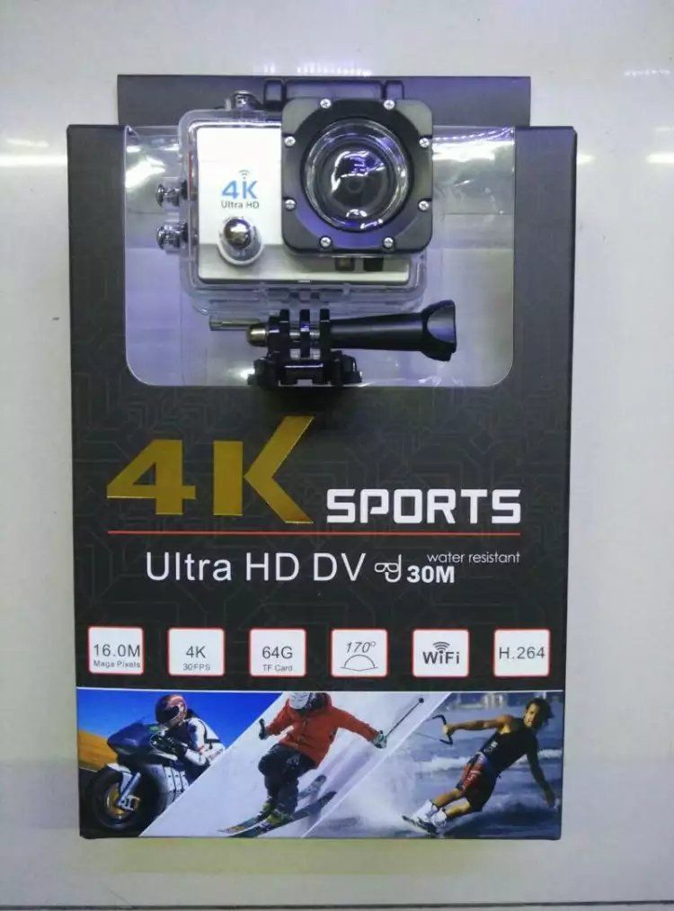 Sport action κάμερα με Wi-Fi 60fps 4K Ultra HD για μηχανή  – μοντέλο Q3H – με απομακρυσμένο έλεγχο