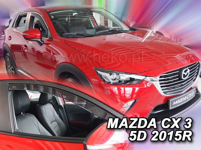 Ανεμοθραύστες για Mazda CX3 (2015+) 5 πορτο – 2 τμχ. εμπρός