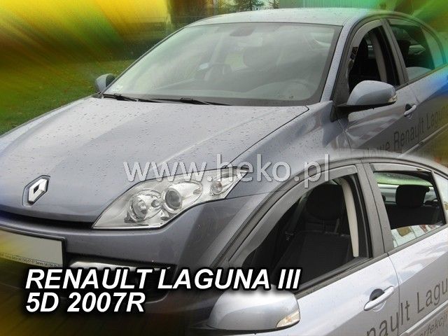 Ανεμοθραύστες για Renault Laguna (2007+) 5 πορτο – 4 τμχ εμπρός και πίσω