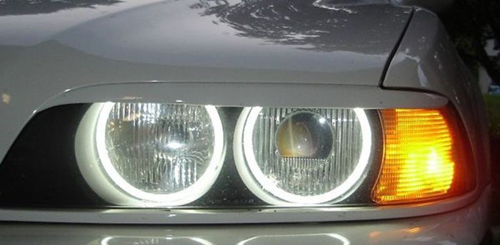 Δαχτυλίδια angel eyes για  (CCFL) για BMW E36 / E38 / E39 – κίτρινο χρώμα