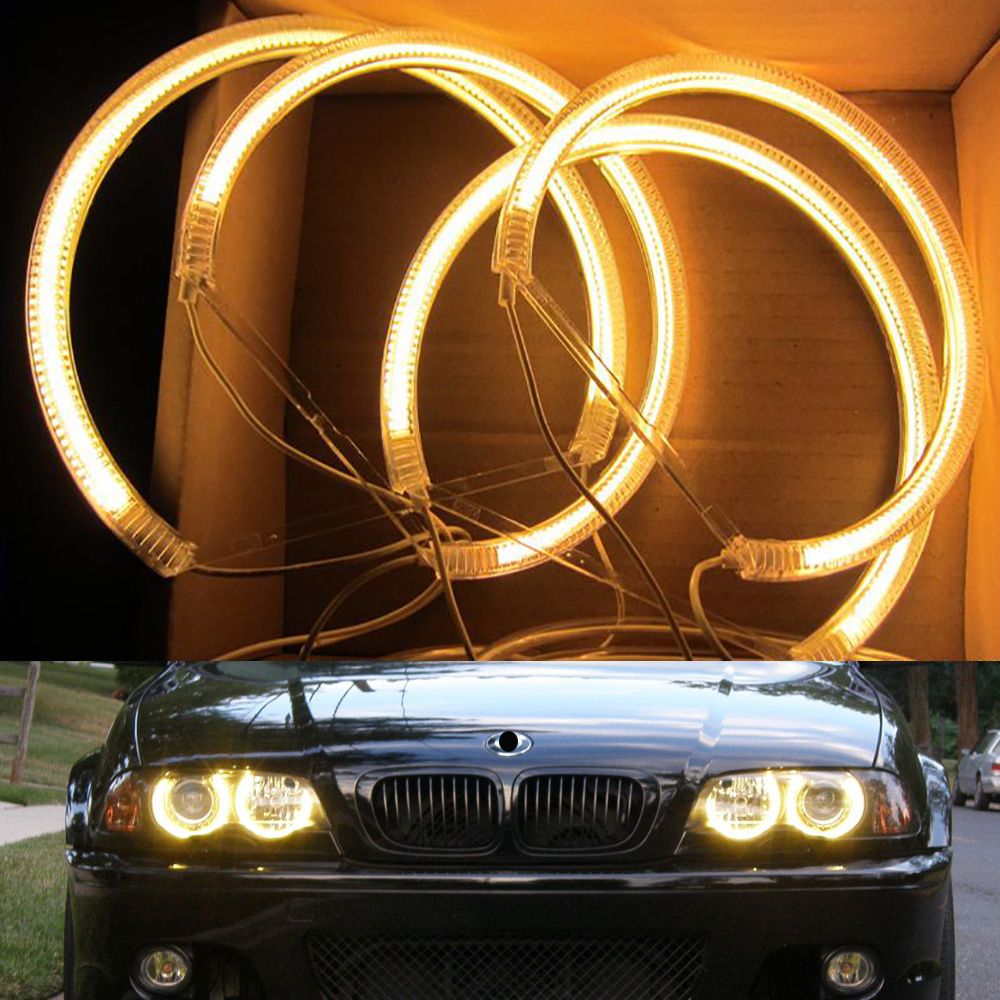 Δαχτυλίδια angel eyes για  (CCFL) για BMW E36 / E38 / E39 – κίτρινο χρώμα