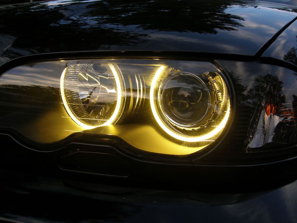 Κιτ CCFL angel eyes για BMW E30 / E34 – κίτρινο