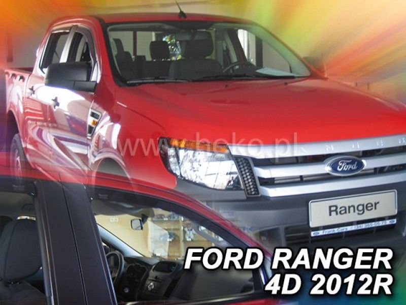 Ανεμοθραύστες για Ford Ranger III (2012-2023) 4 πορτο – 4 τμχ. εμπρός και πίσω