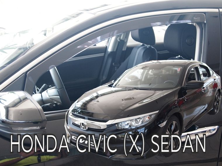 Ανεμοθραύστες για Honda Civic X (2017+) 5 πορτο – 2 τμχ. εμπρός