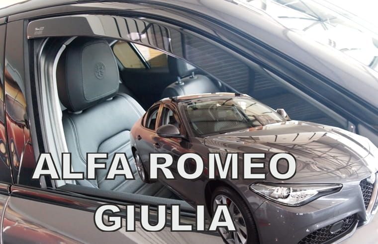 Ανεμοθραύστες για ALFA ROMEO GIULIA (2016+) – 2 τμχ. εμπρός