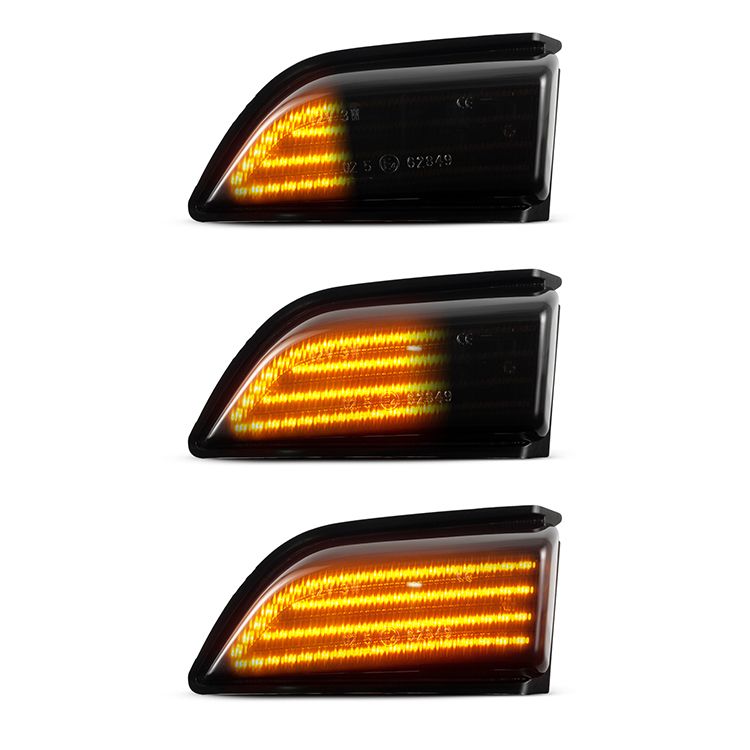 Τρεχούμενα led φλας για καθρέφτες για Volvo XC60 (2008-2013) – φιμέ με τρεχούμενο φλας – σετ 2τμχ.