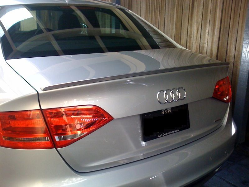 Lip spoiler για πορτ – μπαγκάζ για Audi A4 B8  (2008-2012) sedan