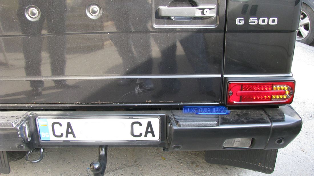 Πίσω φανάρια led για Mercedes W461/W463 G-CLASS (1990-2012) – φιμέ – σετ 2τμχ.